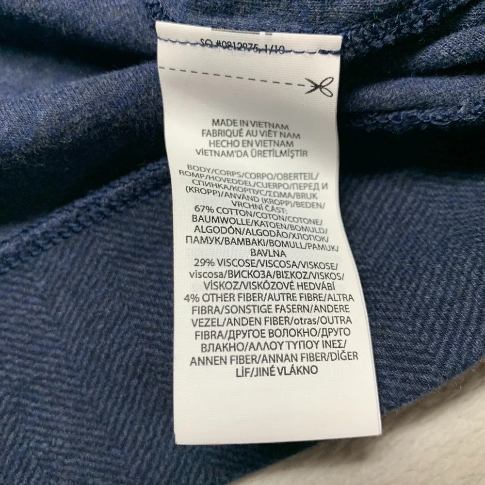 Polo Ralph Lauren Sweater Mens 2XL XXL Double Knit Jersey Quarter Zip Pull Over‎